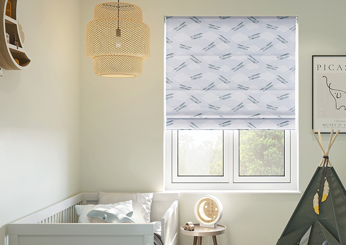 Flying Ace, Green - Roman Blind - Image 3